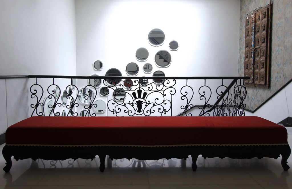 Wrought iron balustrade